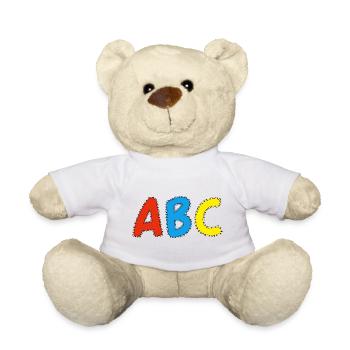 ABC - Schulstart, Schulkind - Teddy - Weiß - Vorne