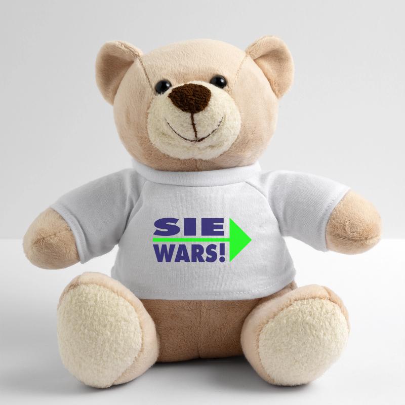 Sie wars! Partner- oder Partyshirt Teddy