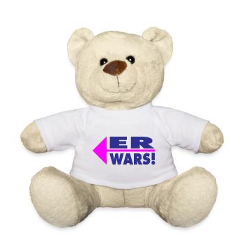 Er wars! Partner- oder Partyshirt - Teddy - Weiß - Vorne