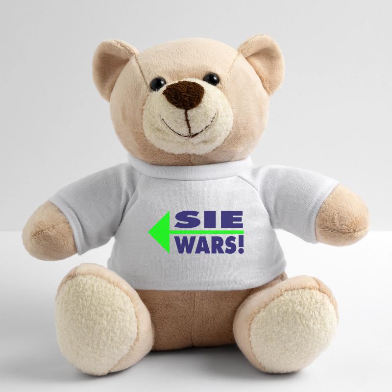 Sie wars! Partner- oder Partyshirt Teddy
