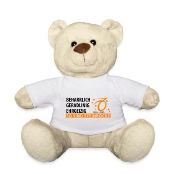 Sternzeichen Steinbock - Eigenschaften - Teddy - Weiß - Vorne
