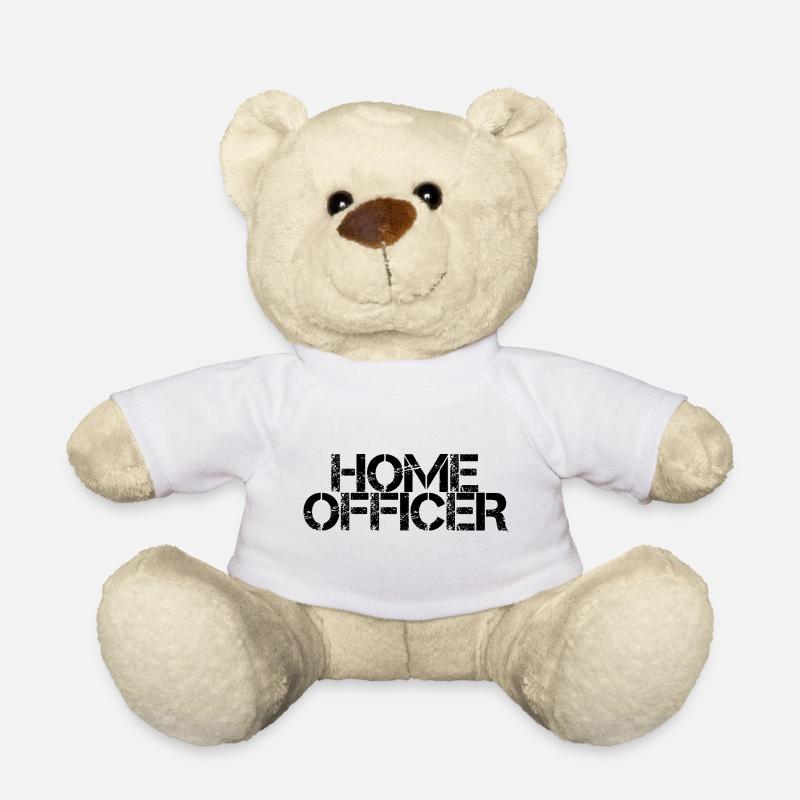 Home Officer - Teddy Bear - white