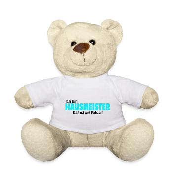 Caretaker gift idea funny saying caretaker - Teddy Bear - white - Front