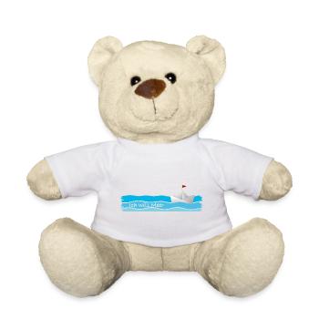 Ich will Meer - Teddy - Weiß - Vorne