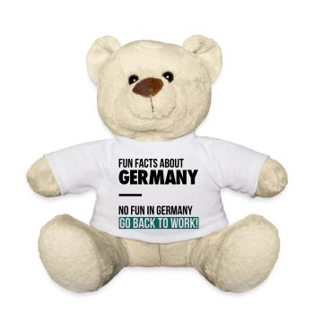 Fun facts about germany - Teddy - Weiß - Vorne
