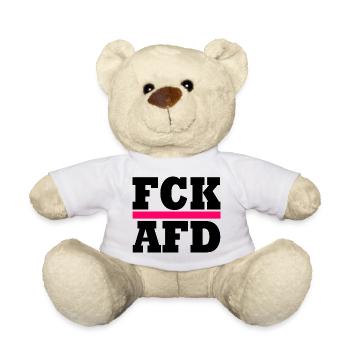 Fck afd - Teddy - Weiß - Vorne