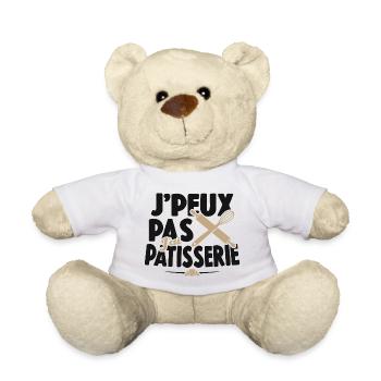 Je Peux Pas J'ai Pâtisserie - Nounours - blanc - Devant