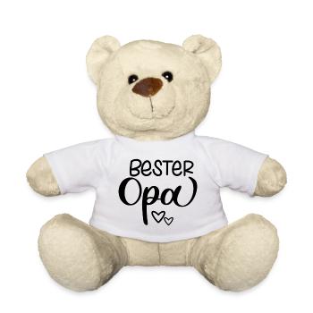 Bester Opa - Teddy - Weiß - Vorne