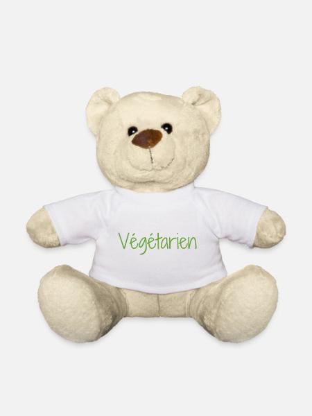 Végétarien - Nounours - blanc
