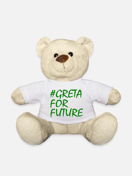 Greta pour l’avenir - Nounours - blanc