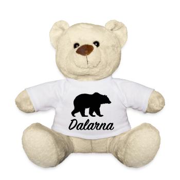 Ours de Dalécarlie Région de Sverige Suède Centre de la Suède - Nounours - blanc - Devant