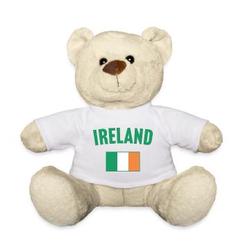 Irland Flagge - Teddy - Weiß - Vorne
