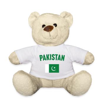 Pakistan Flag - Teddy Bear - white - Front