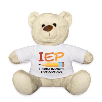 IEP SPED Teacher Art | Special Education Teacher - Nounours - blanc - Devant