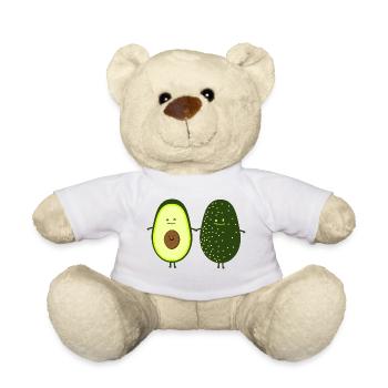 the three - Nounours - blanc - Devant