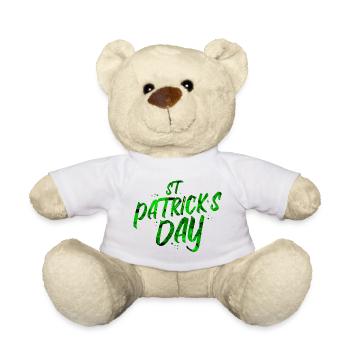 Fête de la Saint-Patrick - Nounours - blanc - Devant
