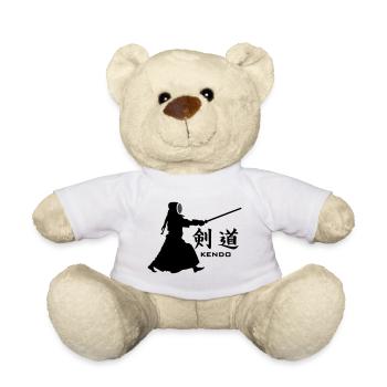 KENDO KÄMPFER SILHOUETTE - Teddy - Weiß - Vorne