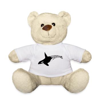 Wal und Plastik - Teddy - Weiß - Vorne