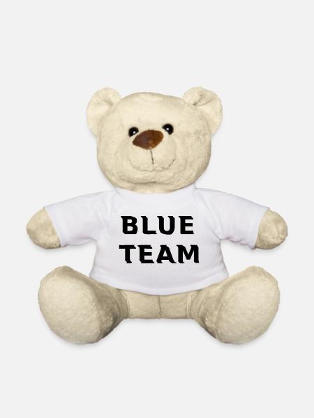 Blue Team black - Teddy - Weiß