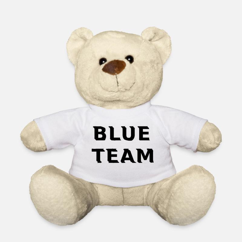 Blue Team black - Teddy - Weiß