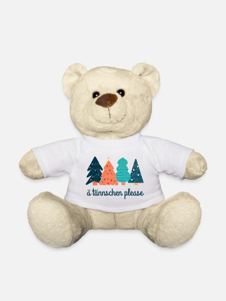 Ä tännschen please - Christmas Tree - Teddy - Weiß