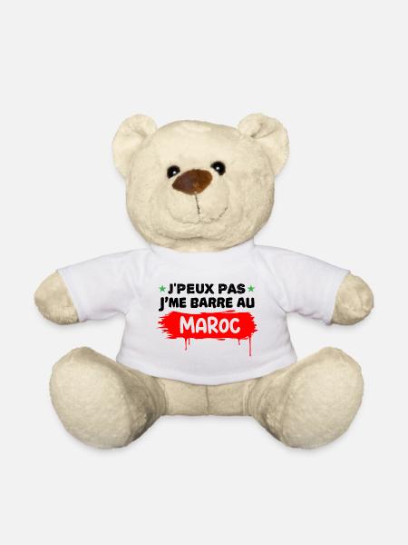 J'peux pas j'me barre au Maroc - Nounours - blanc