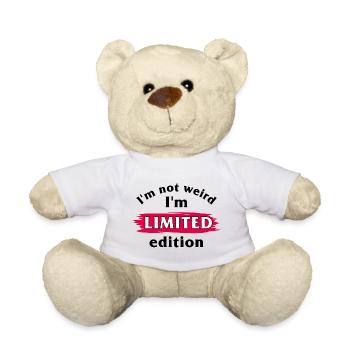 Je ne suis pas bizarre. Je suis en édition limitée - Nounours - blanc - Devant