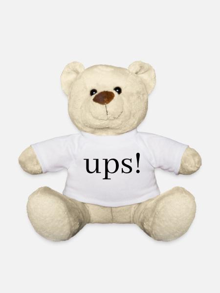 ups! Hoppala oh weh Hossan pardauz - Teddy - Weiß