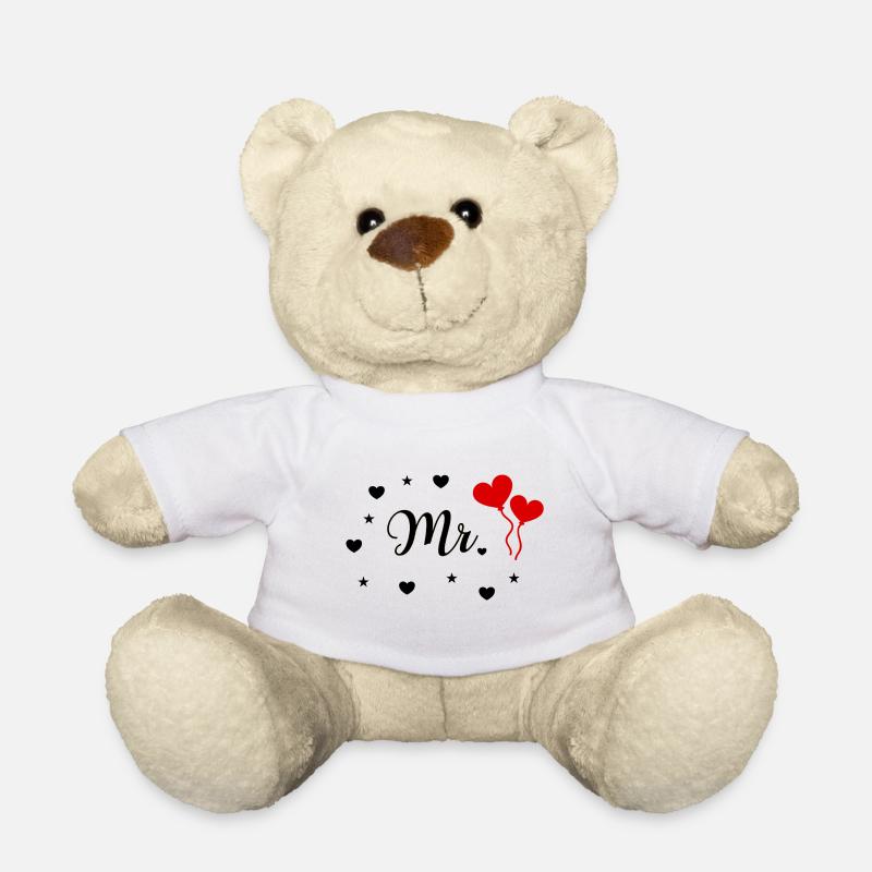 Mr. & Mrs. Just Married Hochzeit Braut Design - Teddy - Weiß