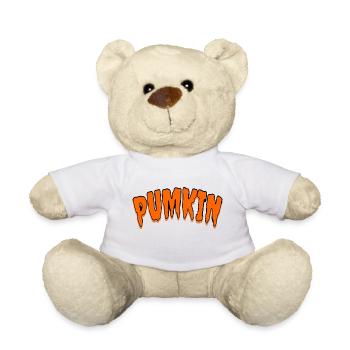 Citrouille Halloween Boo - Nounours - blanc - Devant