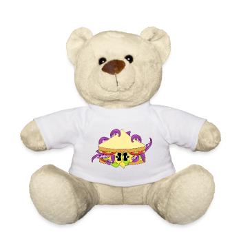TENTACULAR BITE - Teddy Bear - white - Front