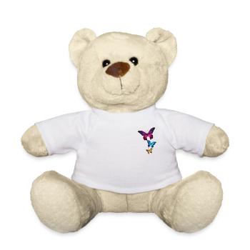 Papillons, papillon, nature - Nounours - blanc - Devant