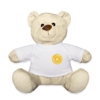 Fruits - Orange - Teddy Bear - white - Front
