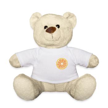 Früchtchen - Blutorange - Teddy - Weiß - Vorne
