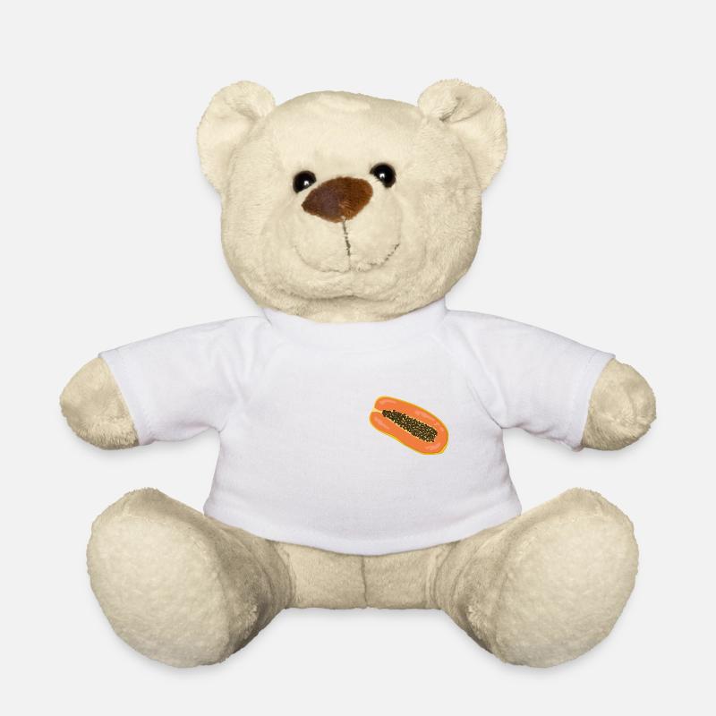 Fruits - Papaye - Nounours - blanc