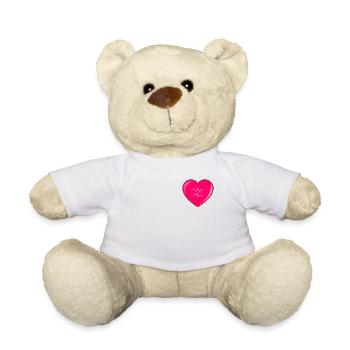 Helfen mit HERZ - Teddy - Weiß - Vorne