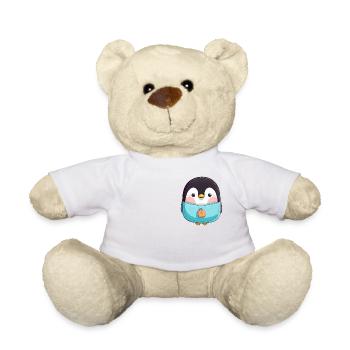 Kawaii Taschen Pinguin - Teddy - Weiß - Vorne