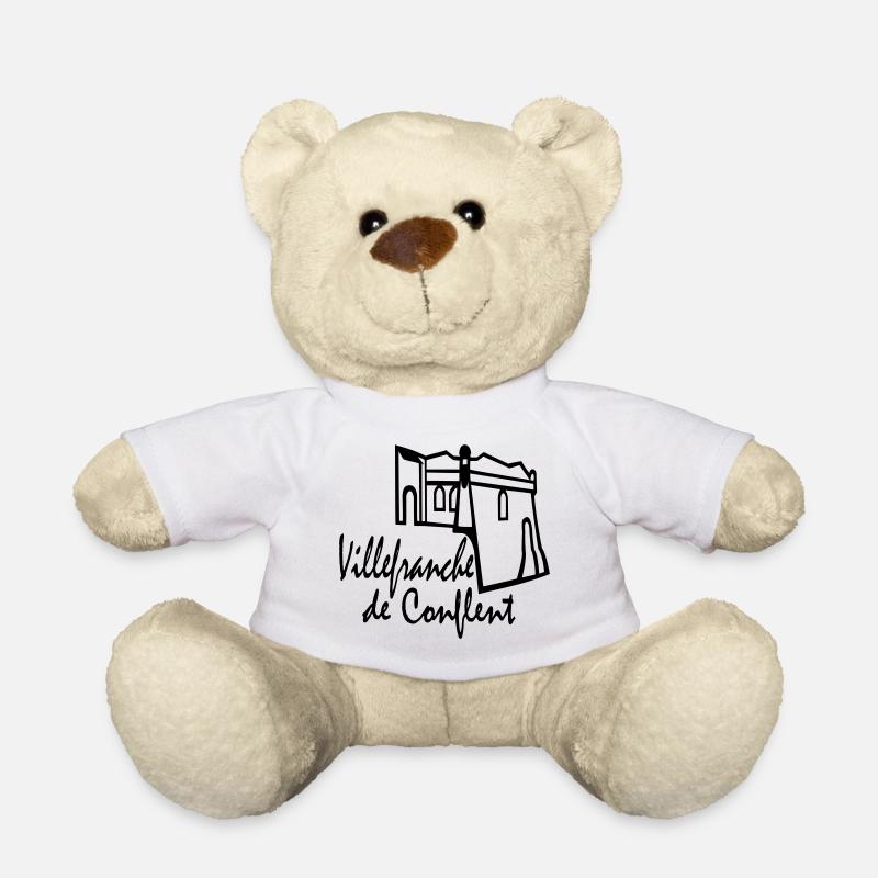 villefranche de conflent - Nounours - blanc