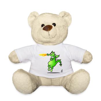 Drachen - Teddy - Weiß - Vorne