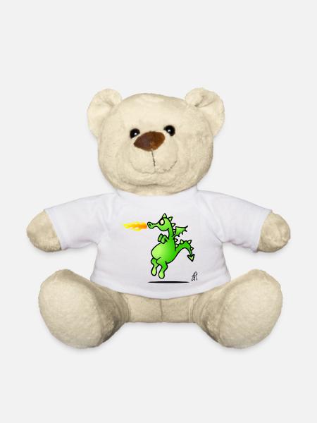 Drachen - Teddy - Weiß