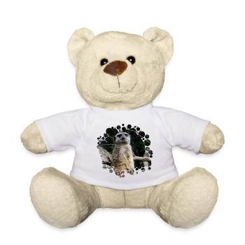Erdmännchen - Teddy - Weiß - Vorne