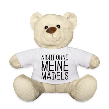 Nicht ohne meine Mädels - Teddy - Weiß - Vorne