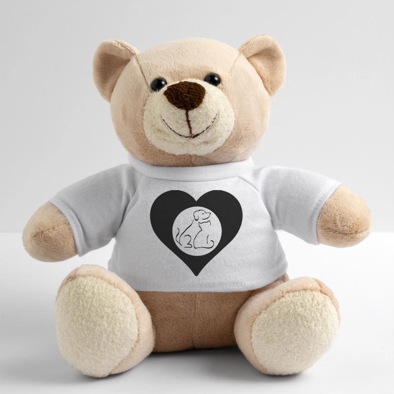 Herz voller Tierliebe Geschenk Teddy