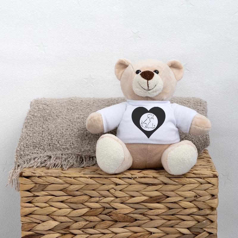 Herz voller Tierliebe Geschenk Teddy