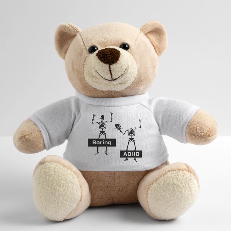 Boring vs ADHD Teddy Bear