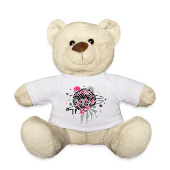 Disco Kugel - Teddy - Weiß - Vorne