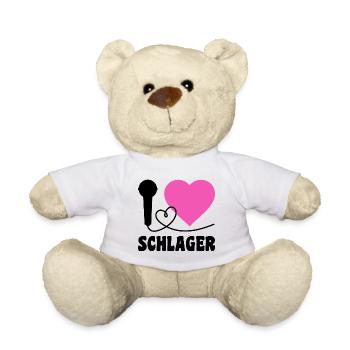 I Love Schlager  - Teddy - Weiß - Vorne
