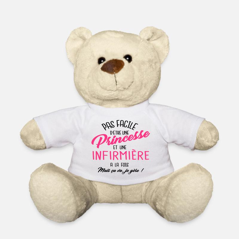 Princesse et infirmière - Nounours - blanc