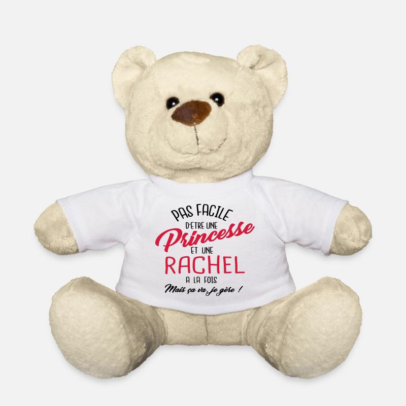 Princesse et Rachel - Nounours - blanc