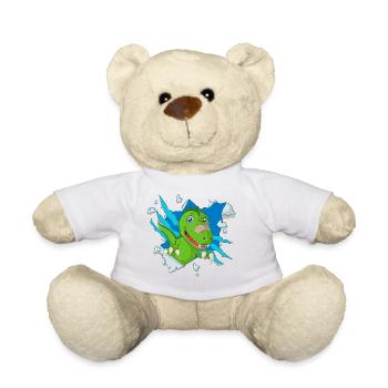 Süßer Dinosaurier - Teddy - Weiß - Vorne